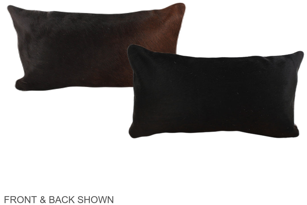 Chocolate 12"x22" Brazilian Cowhide Pillow #A37863 by Hudson Hides