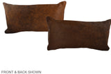Chocolate 12"x22" Brazilian Cowhide Pillow #A37872 by Hudson Hides