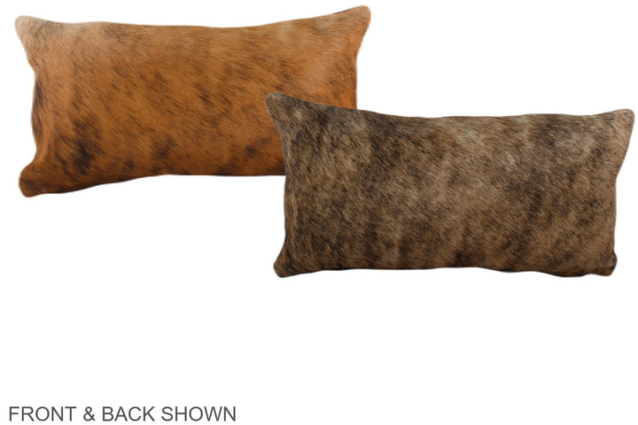Medium Brindle 12"x22" Brazilian Cowhide Pillow #A37885 by Hudson Hides