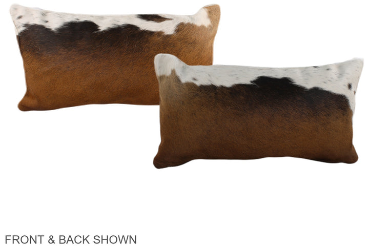Chocolate 12"x22" Brazilian Cowhide Pillow #A37899 by Hudson Hides