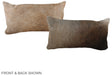 Caramel 12"x22" Brazilian Cowhide Pillow #A37939 by Hudson Hides