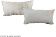 Grey 12"x22" Brazilian Cowhide Pillow #A37956 by Hudson Hides