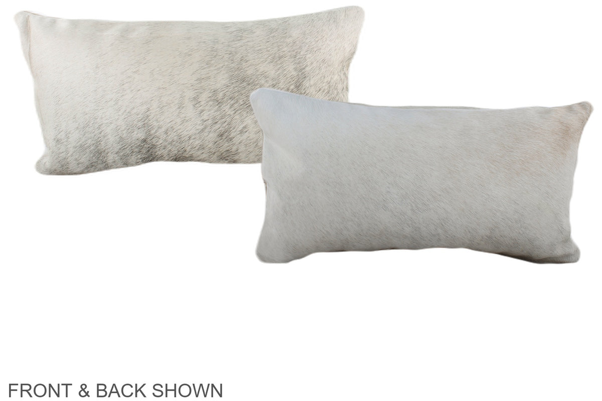 Grey Cowhide Pillow #A37956