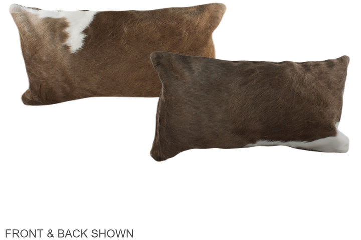 Taupe 12"x22" Brazilian Cowhide Pillow #A37960 by Hudson Hides