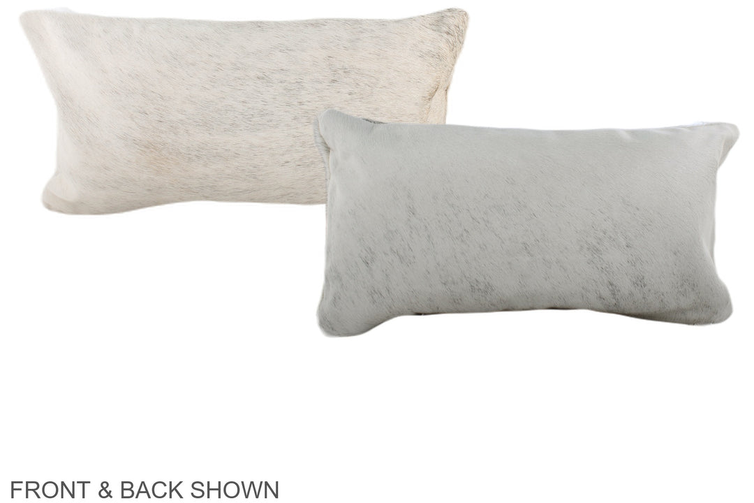 Grey 12"x22" Brazilian Cowhide Pillow #A37961 by Hudson Hides