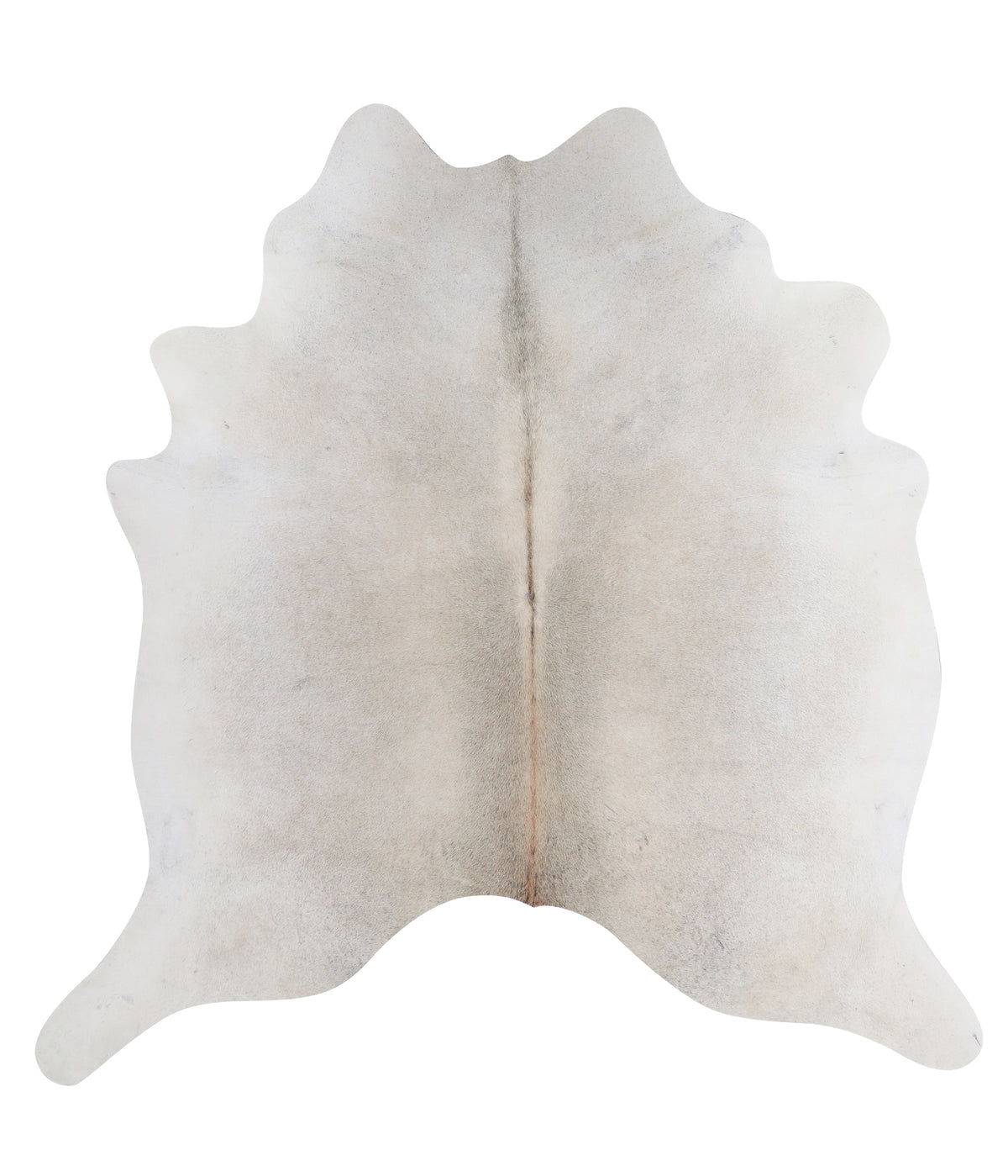 Grey with Beige Cowhide Rug #A3797