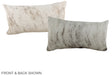 Grey 12"x22" Brazilian Cowhide Pillow #A37972 by Hudson Hides