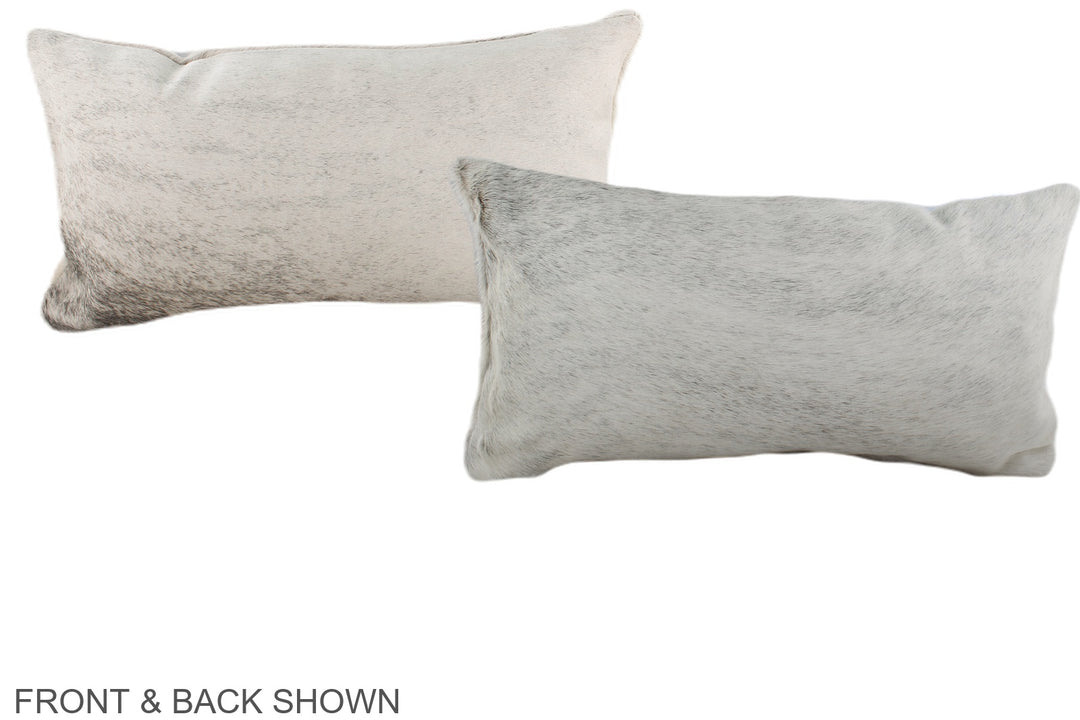 Grey 12"x22" Brazilian Cowhide Pillow #A37975 by Hudson Hides