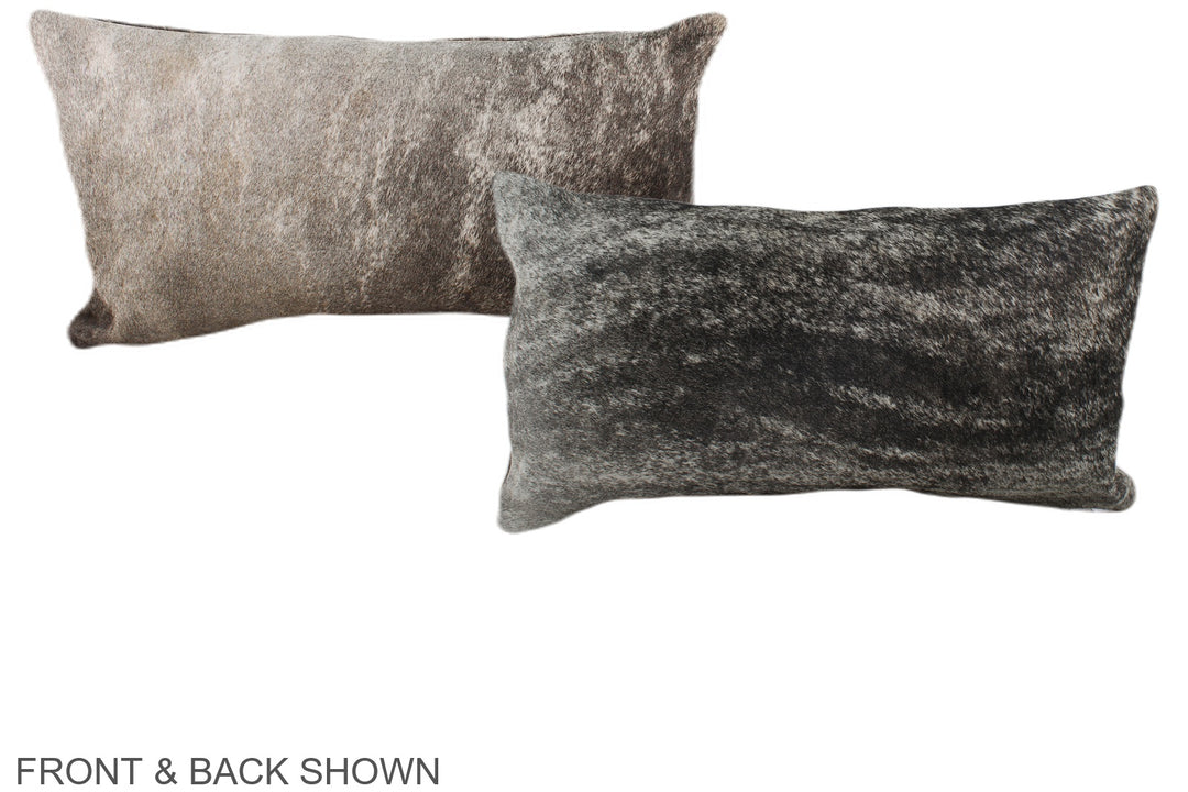 Grey 12"x22" Brazilian Cowhide Pillow #A37976 by Hudson Hides