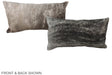 Grey 12"x22" Brazilian Cowhide Pillow #A37976 by Hudson Hides