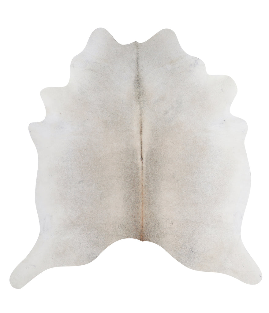 Grey with Beige X-Large Brazilian Cowhide Rug 6'8"H x 6'5"W #A3797 by Hudson Hides
