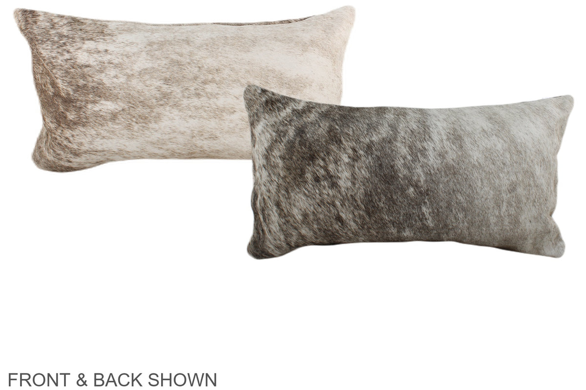 Grey Cowhide Pillow #A37980
