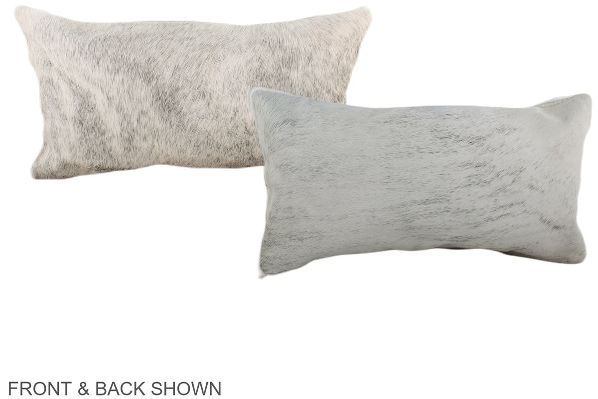 Grey Cowhide Pillow #A37994