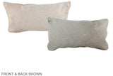 Solid White 12"x22" Brazilian Cowhide Pillow #A37997 by Hudson Hides