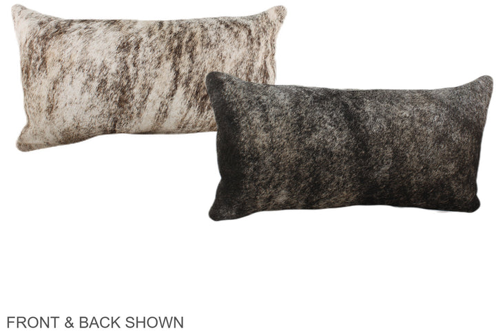 Grey 12"x22" Brazilian Cowhide Pillow #A38001 by Hudson Hides