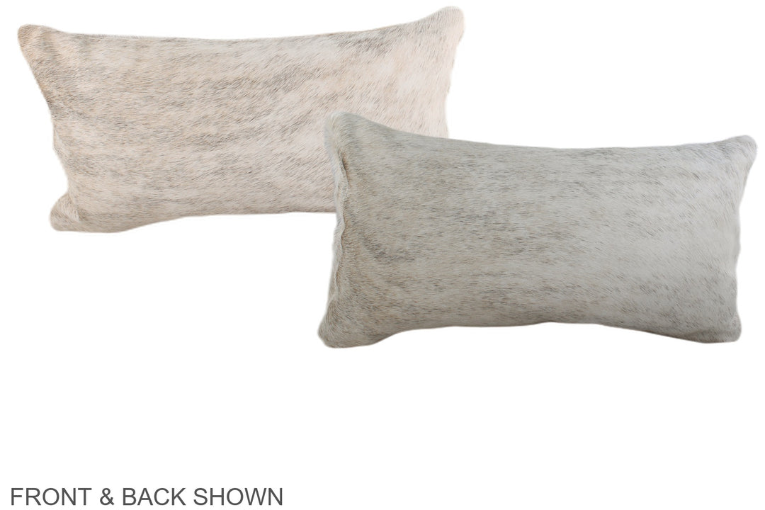 Grey 12"x22" Brazilian Cowhide Pillow #A38002 by Hudson Hides