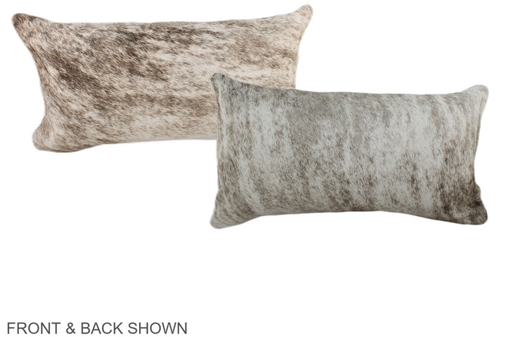 Light Brindle 12"x22" Brazilian Cowhide Pillow #A38010 by Hudson Hides