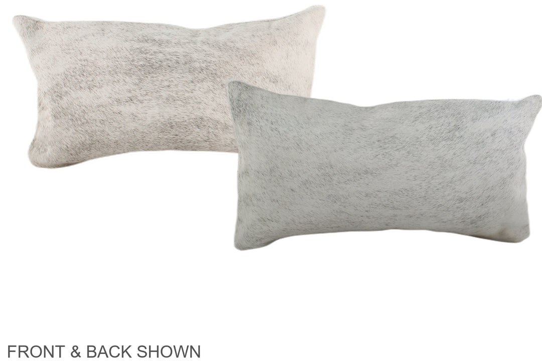Grey 12"x22" Brazilian Cowhide Pillow #A38012 by Hudson Hides