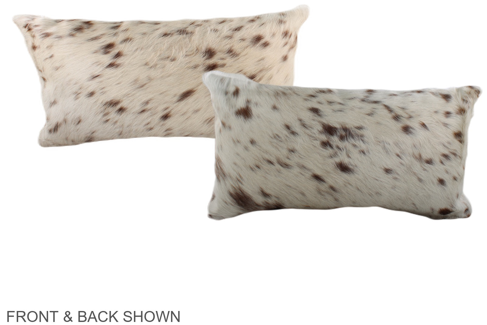 Brown and White Cowhide Pillow #A38014