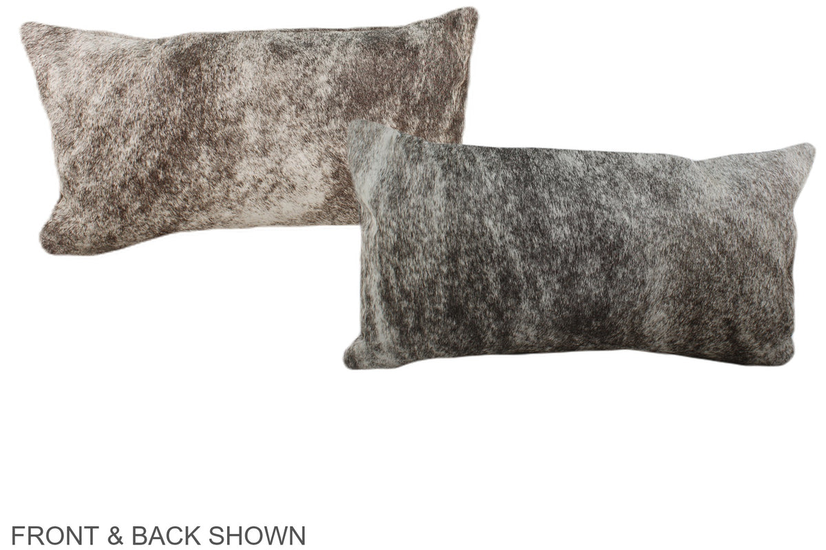 Grey Cowhide Pillow #A38018