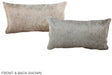 Champagne 12"x22" Brazilian Cowhide Pillow #A38021 by Hudson Hides