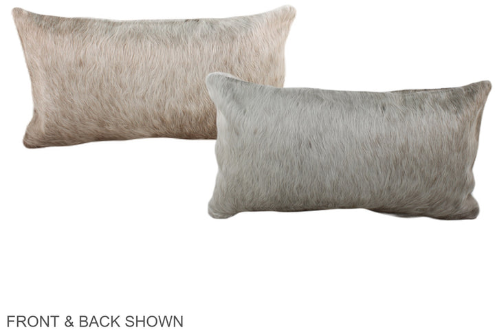 Champagne 12"x22" Brazilian Cowhide Pillow #A38021 by Hudson Hides