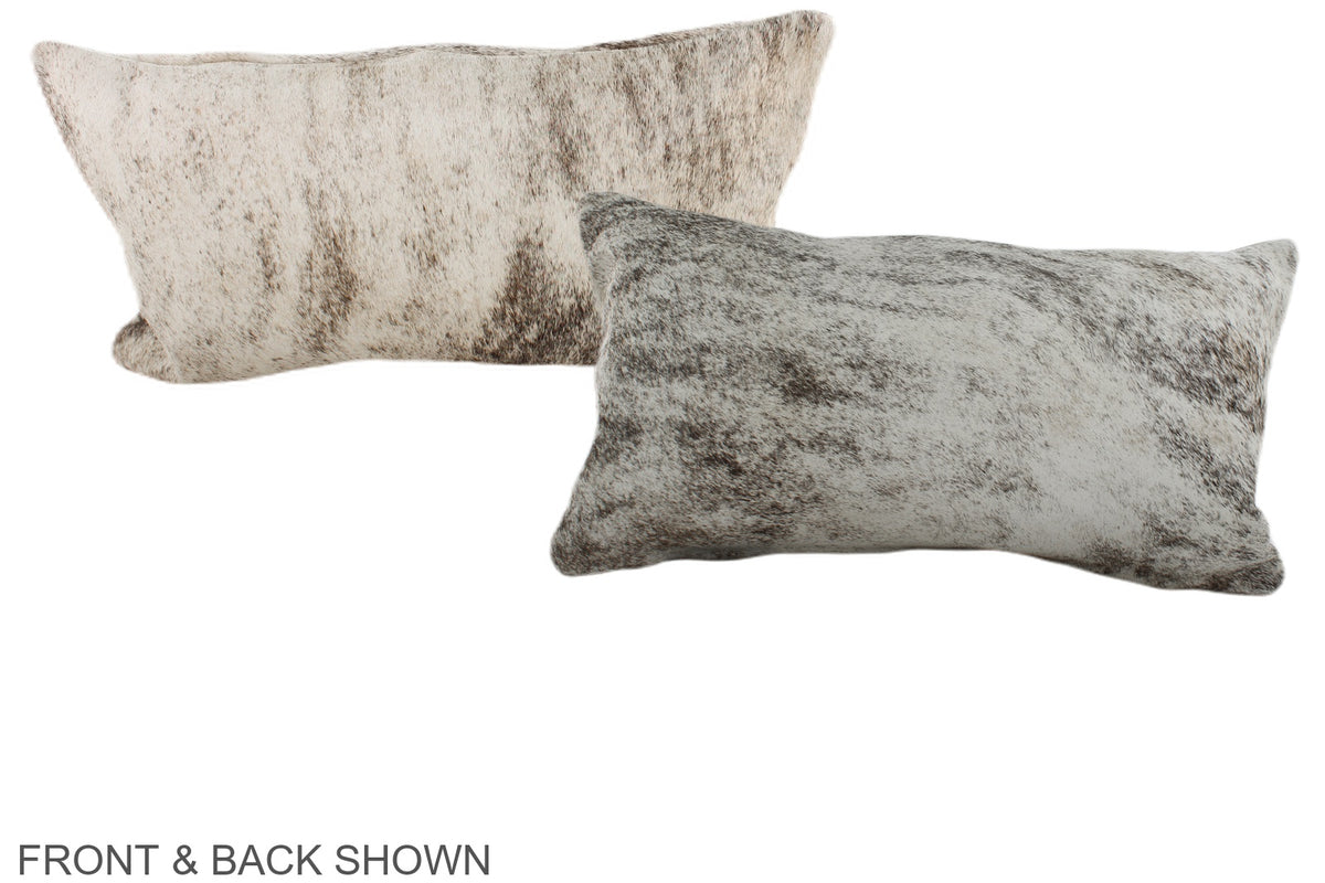 Grey Cowhide Pillow #A38027
