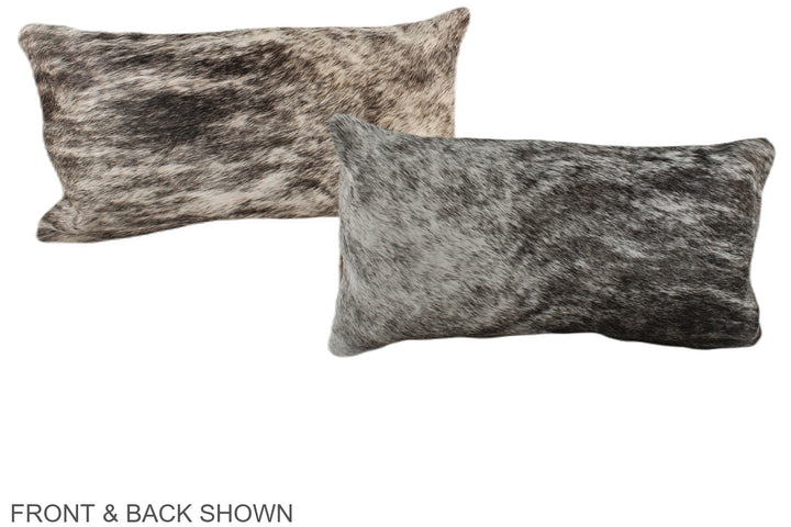 Grey 12"x22" Brazilian Cowhide Pillow #A38040 by Hudson Hides