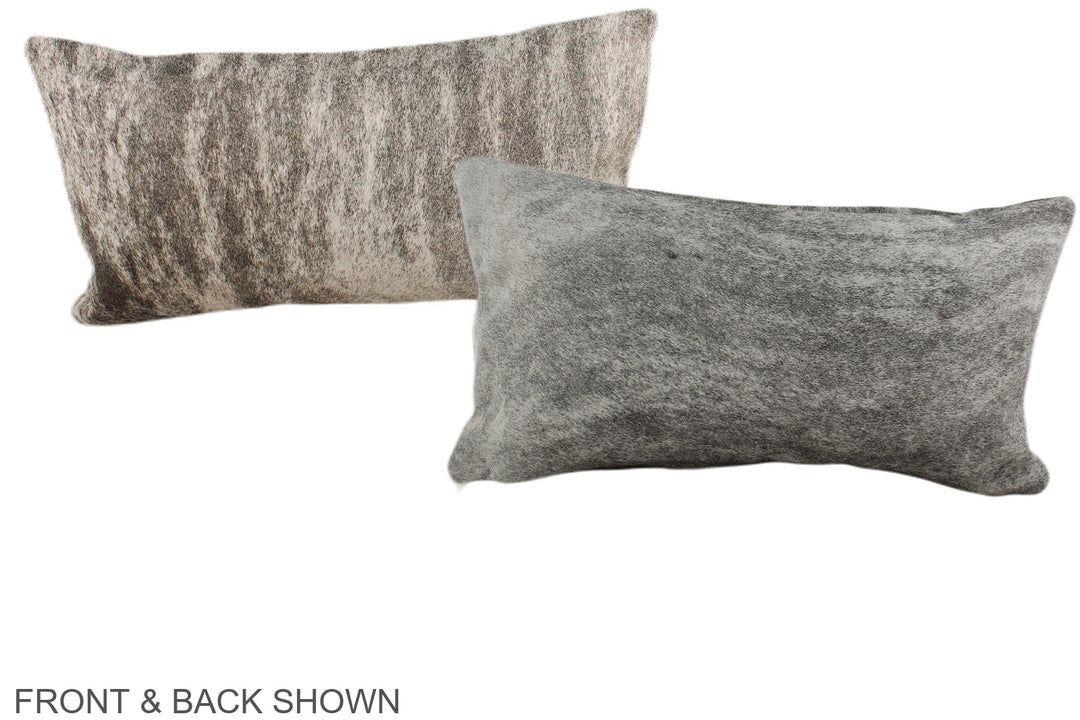 Grey 12"x22" Brazilian Cowhide Pillow #A38047 by Hudson Hides