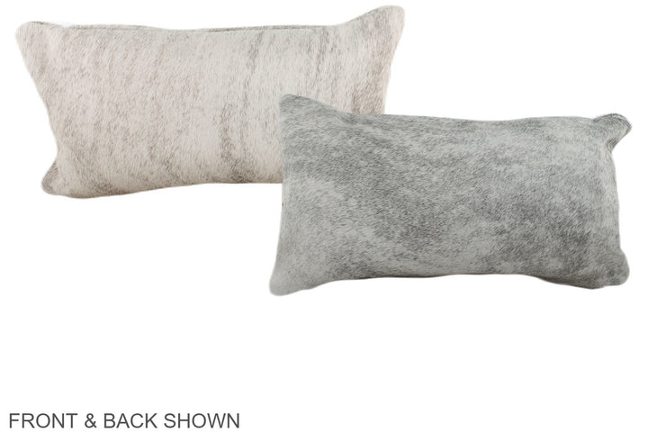 Grey 12"x22" Brazilian Cowhide Pillow #A38050 by Hudson Hides