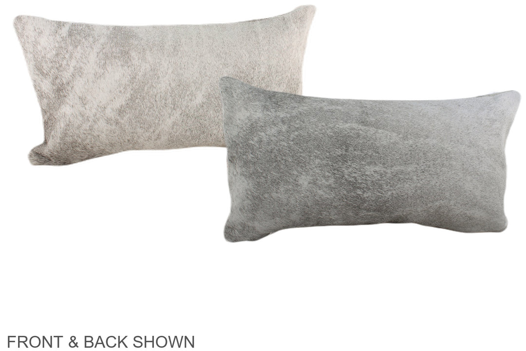 Grey 12"x22" Brazilian Cowhide Pillow #A38052 by Hudson Hides