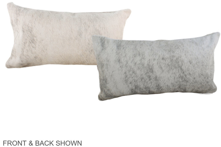 Grey 12"x22" Brazilian Cowhide Pillow #A38056 by Hudson Hides