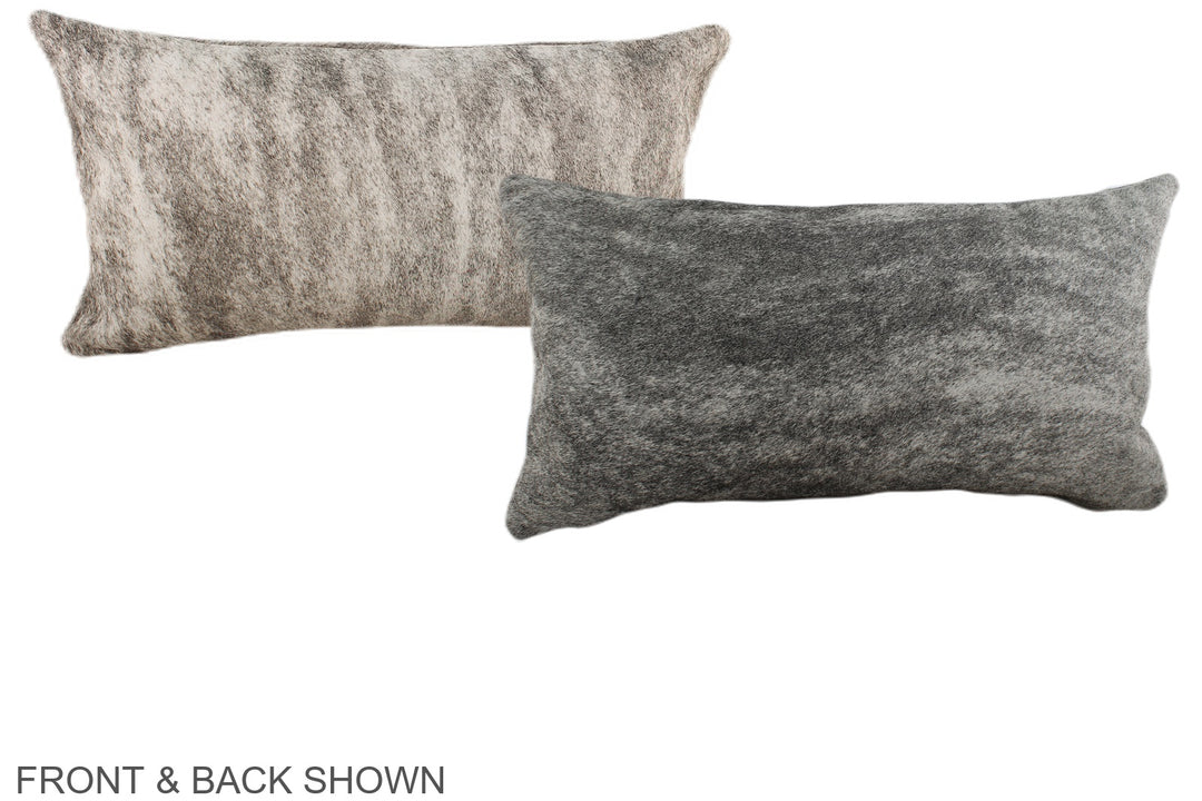 Grey 12"x22" Brazilian Cowhide Pillow #A38057 by Hudson Hides
