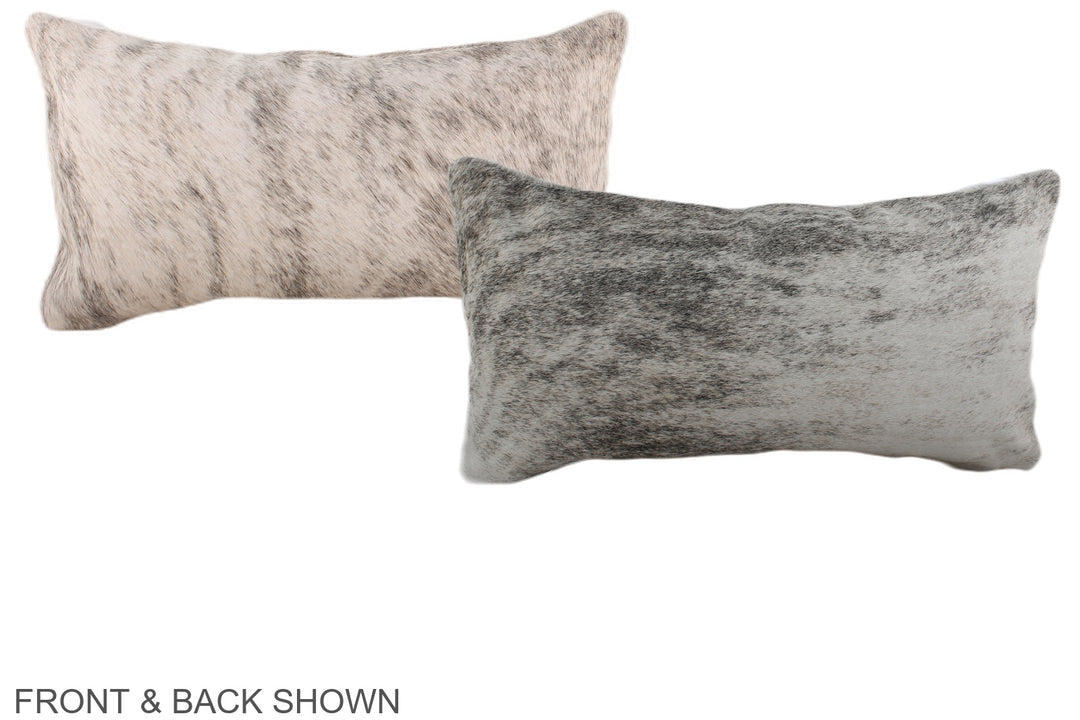 Grey 12"x22" Brazilian Cowhide Pillow #A38115 by Hudson Hides