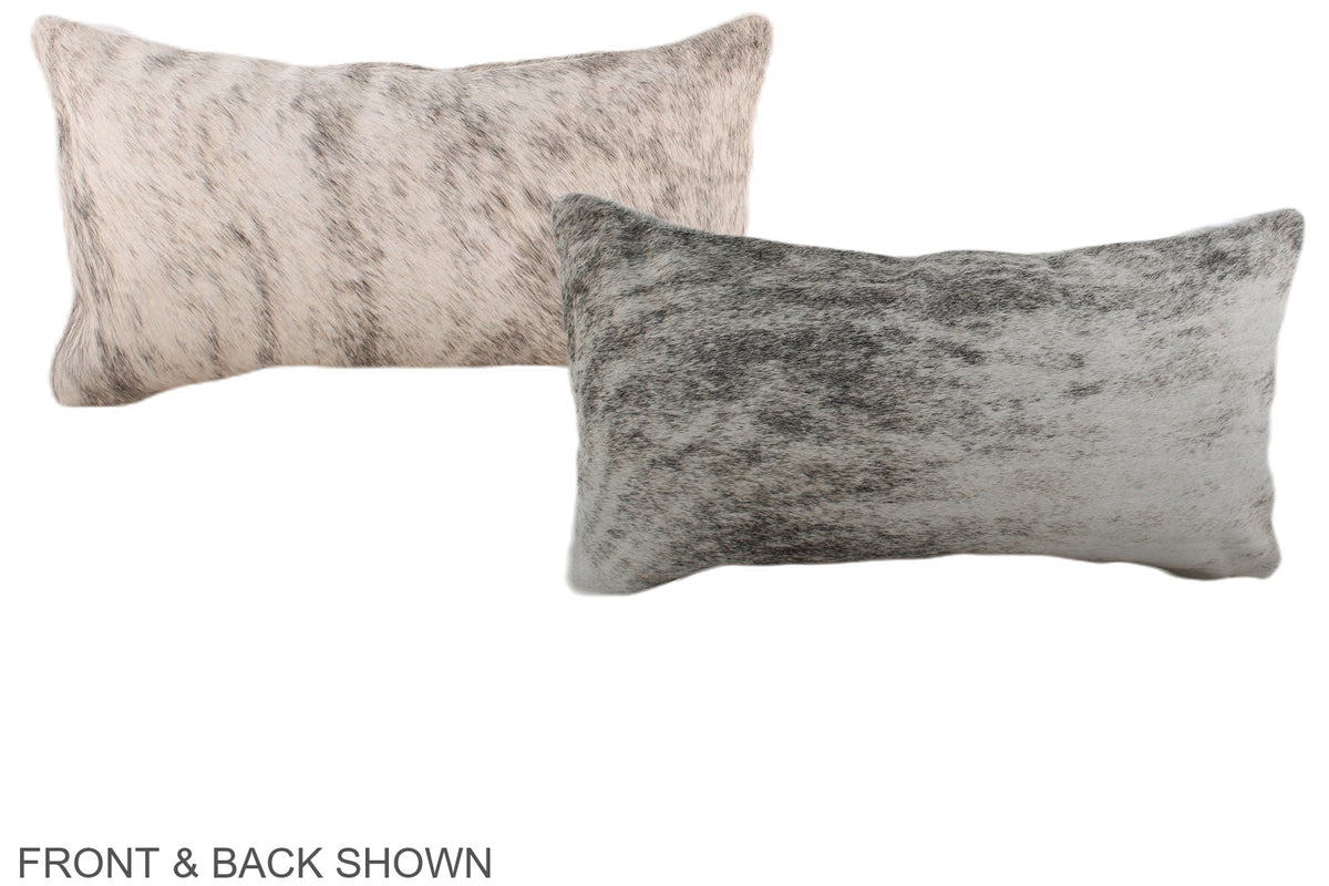 Grey Cowhide Pillow #A38115