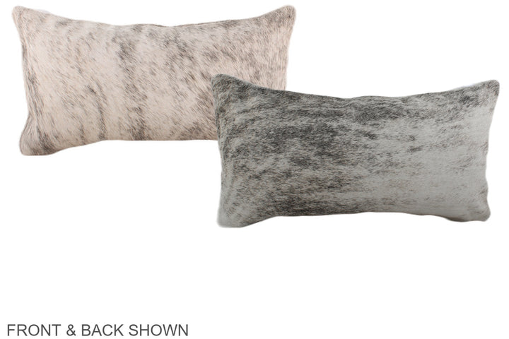 Grey 12"x22" Brazilian Cowhide Pillow #A38115 by Hudson Hides