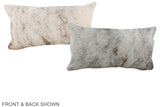 Grey 12"x22" Brazilian Cowhide Pillow #A38122 by Hudson Hides
