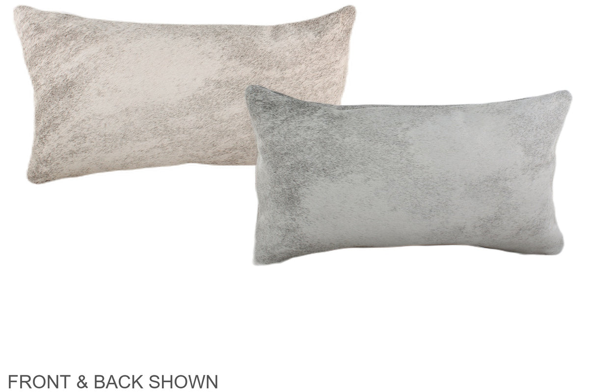 Grey Cowhide Pillow #A38127