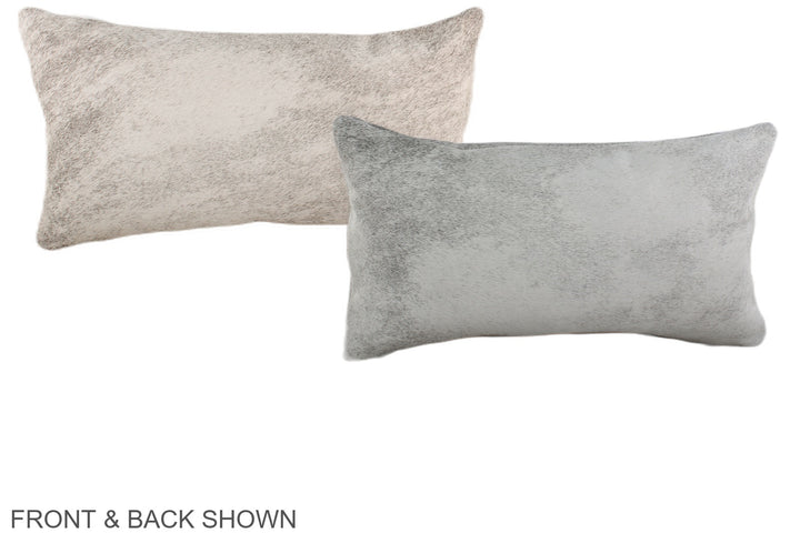 Grey 12"x22" Brazilian Cowhide Pillow #A38127 by Hudson Hides