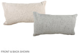 Grey 12"x22" Brazilian Cowhide Pillow #A38131 by Hudson Hides