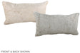 Grey 12"x22" Brazilian Cowhide Pillow #A38139 by Hudson Hides