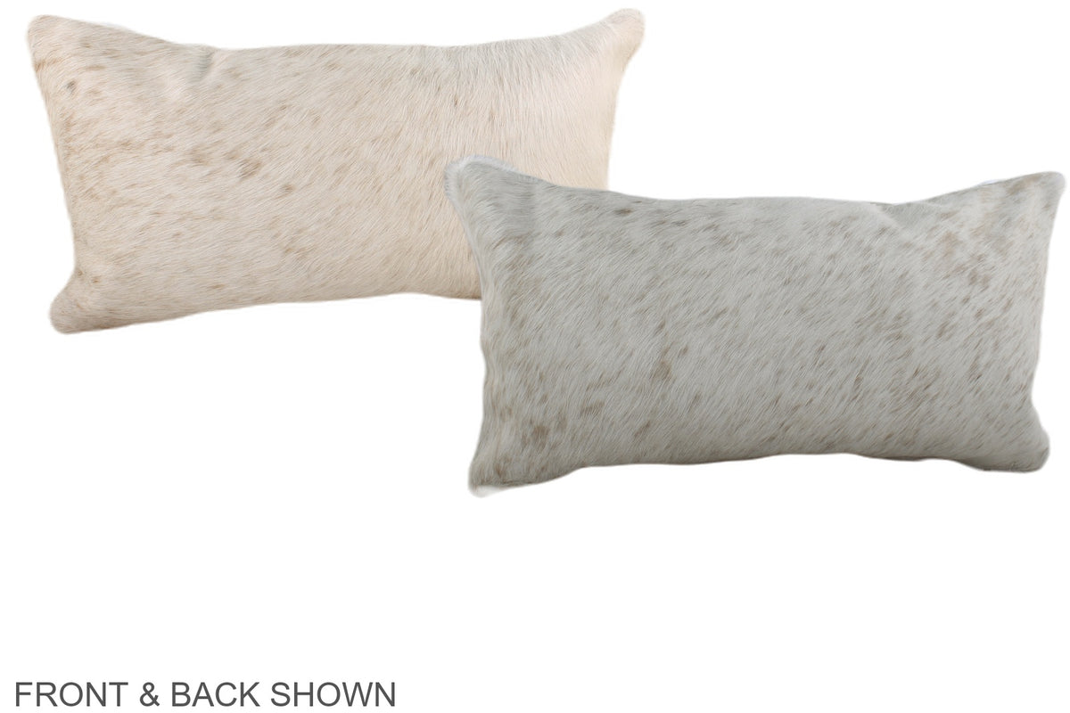 Grey Cowhide Pillow #A38139