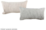 Grey 12"x22" Brazilian Cowhide Pillow #A38161 by Hudson Hides