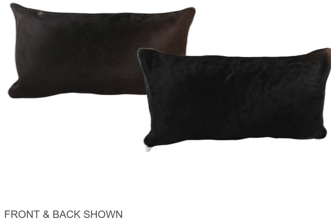 Chocolate 12"x22" Brazilian Cowhide Pillow #A38170 by Hudson Hides
