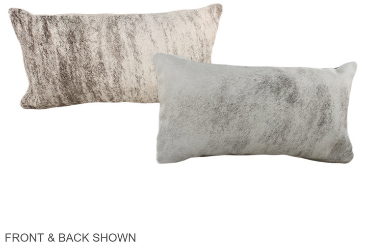 Grey 12"x22" Brazilian Cowhide Pillow #A38173 by Hudson Hides