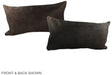 Chocolate 12"x22" Brazilian Cowhide Pillow #A38174 by Hudson Hides