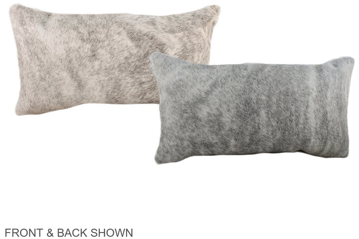 Grey 12"x22" Brazilian Cowhide Pillow #A38178 by Hudson Hides