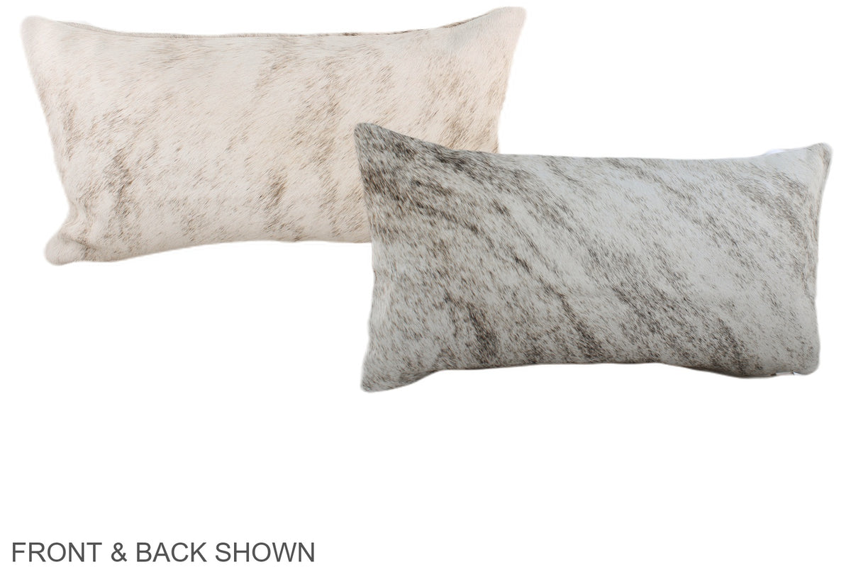 Grey Cowhide Pillow #A38182