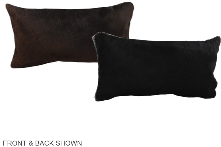 Chocolate 12"x22" Brazilian Cowhide Pillow #A38187 by Hudson Hides