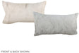 Grey 12"x22" Brazilian Cowhide Pillow #A38189 by Hudson Hides